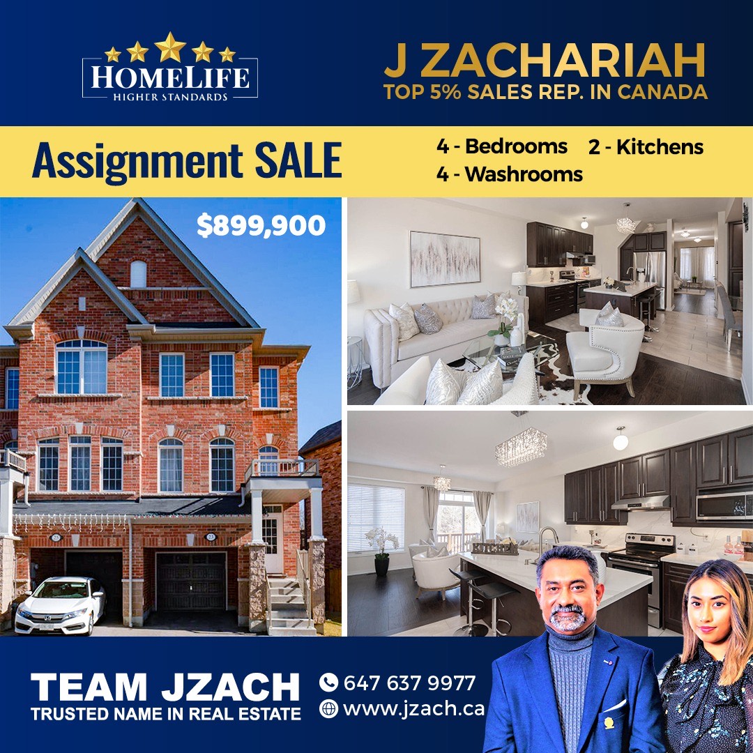 Assignment Sale - Realtor J ZACHARIAH